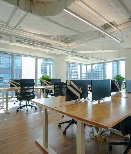 Interior,Of,Modern,Empty,Office,Building.open,Ceiling,Design.